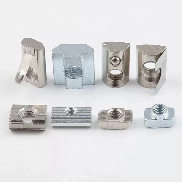 DIN 650 Метрическая серия 2020 M3 M4 M5 M6 предварительная сборка V слот T-nut T-track раздвижная гайка молотка