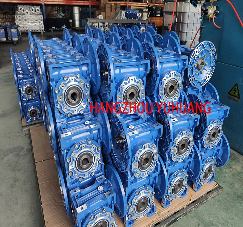
YHNMRV Worm gearbox electric motor speed reducer 
