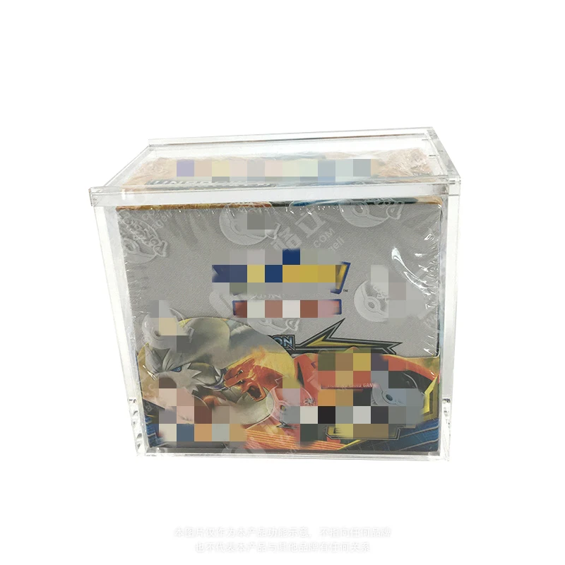 Transparent Japanese Pokemoned Booster Box Display Case One Pieceed Protector Box