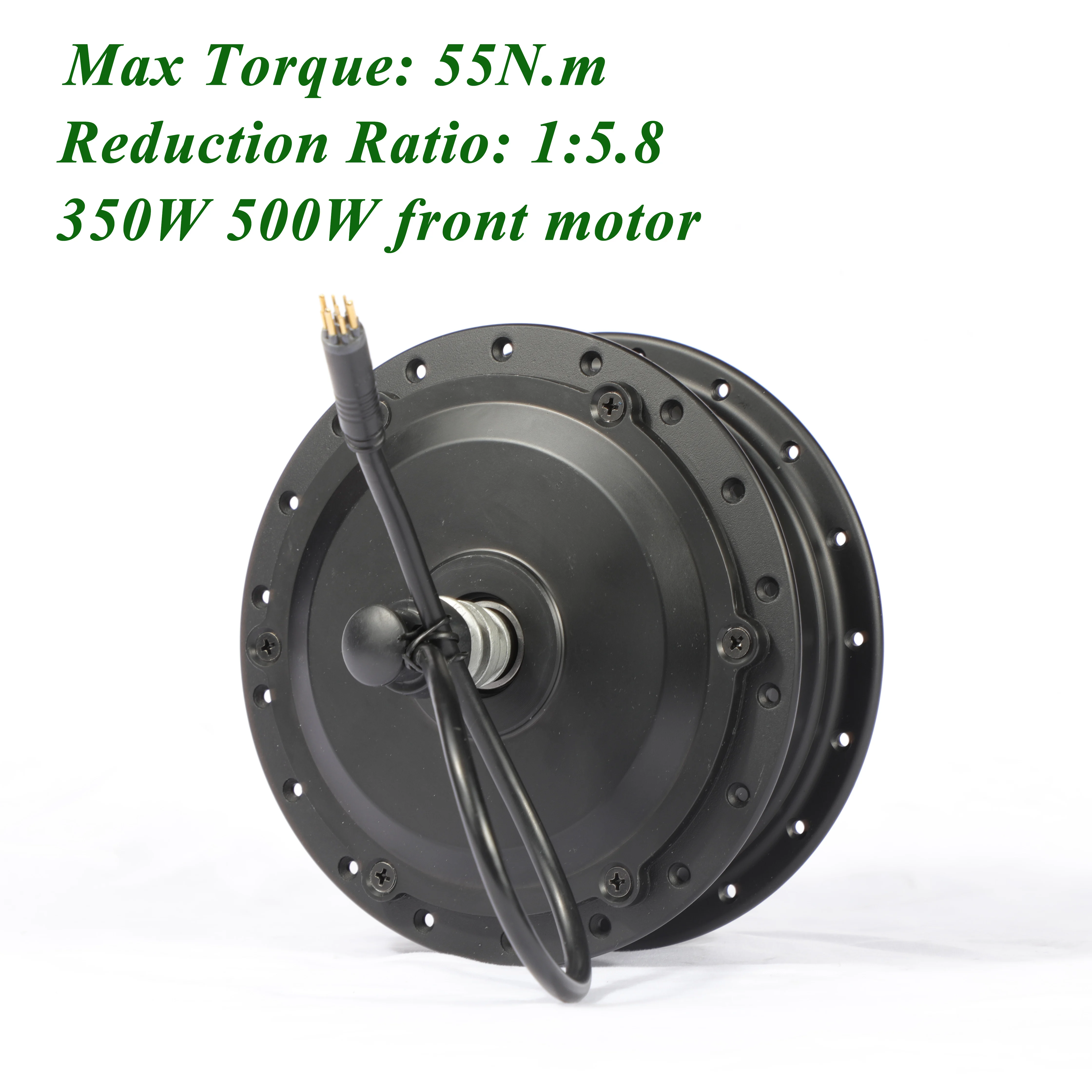 CZJB-105CQ low noise 350w 500w e-bike brushless gear hub motor with helical gear