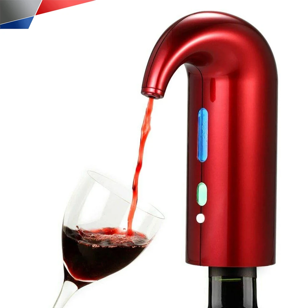 2021 Electronic Aerating Wine Bottle Cooler Wine Decanter Aerator Pourer Dispenser Top Selling