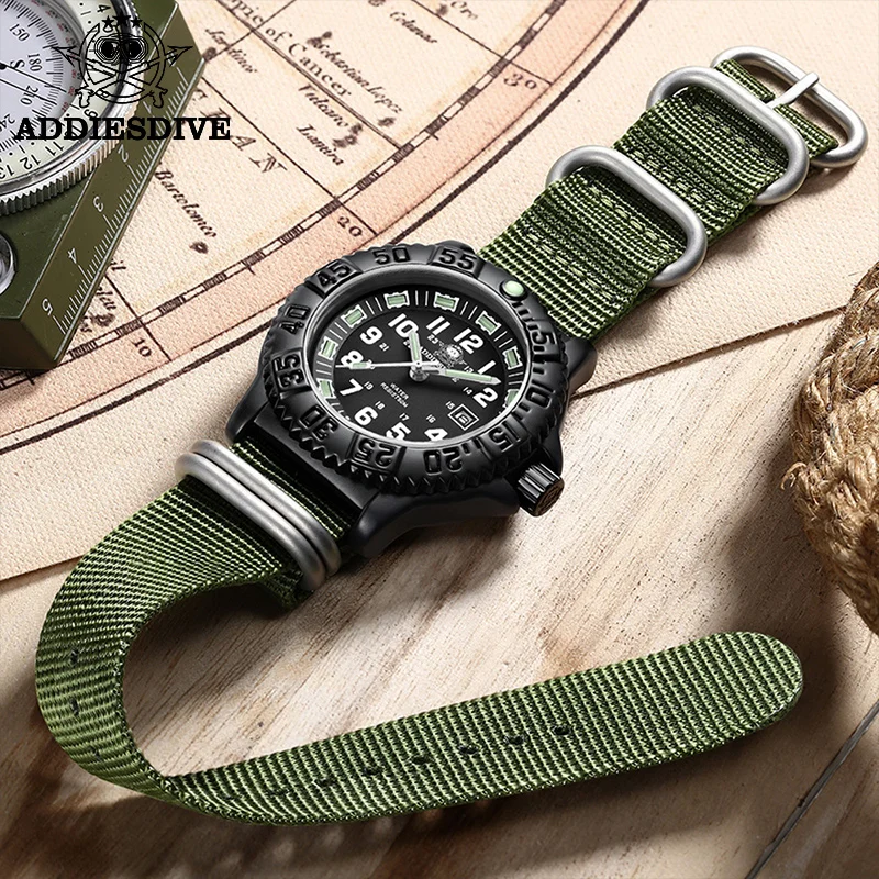  ADDIES high quality Watches Men Wrist Luxury and military black custom watches alibaba online