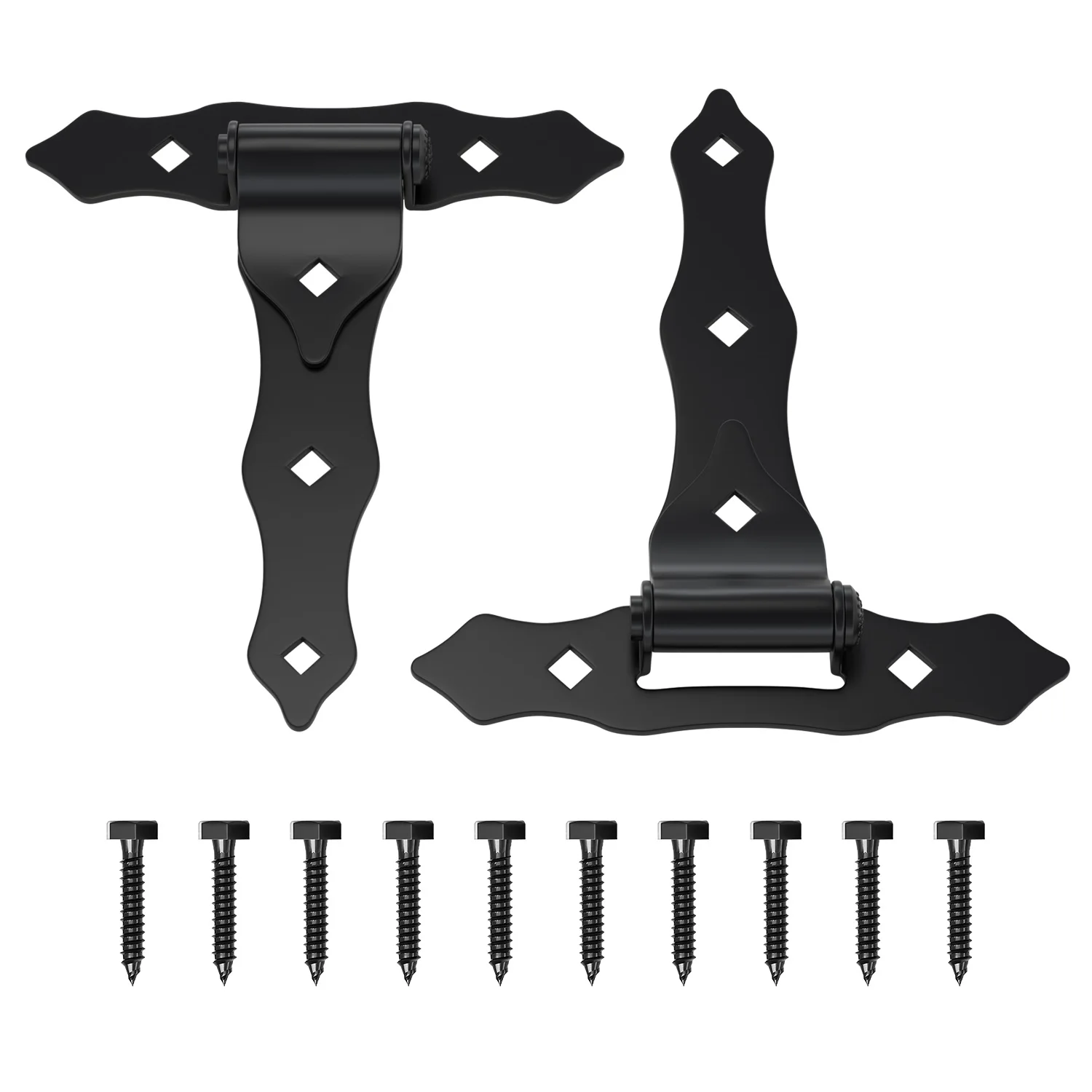Modern  Steel Wood Fence Post Latch Black Vinyl Gate Latch with Zinc Plastic Safety Door Accessory for Fencing Trellis