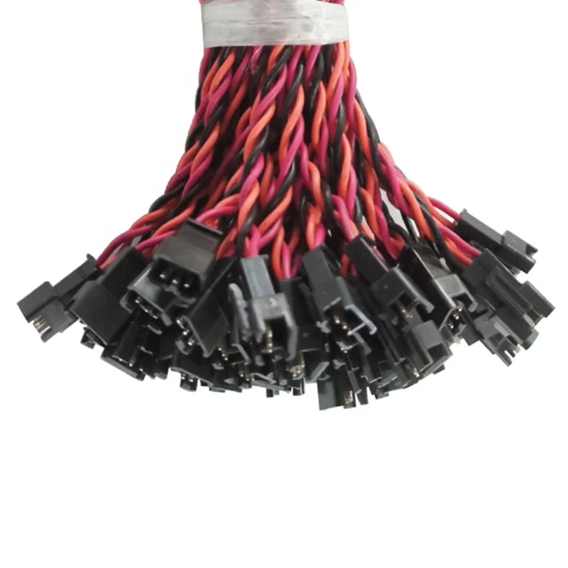 Jst Xh Eh 2.54MM 3Pin 4Pin Female Extension Cable Multi Core Wire Harness