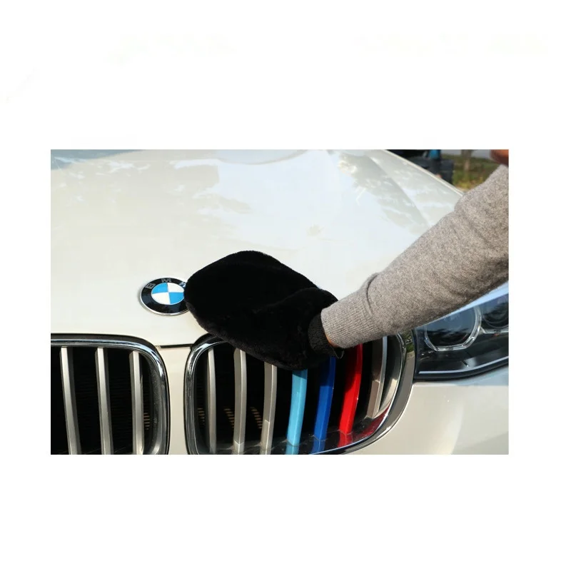 New Microfiber Plush Mitt Car Wash Glove Mitten Washing Cleaning Brush Tools Auto Detailing Brushes Sponge