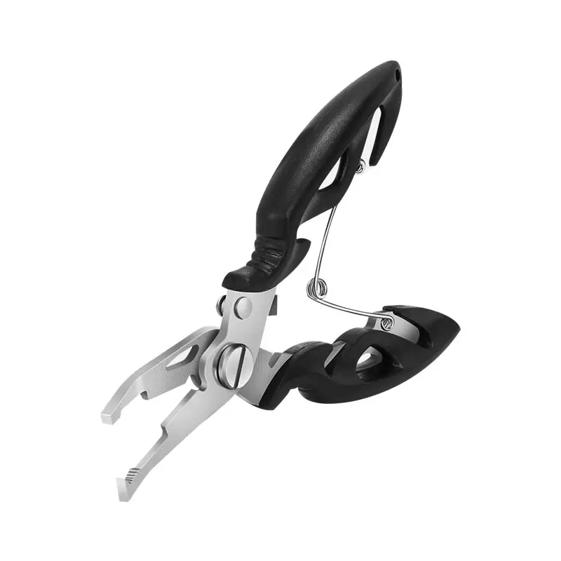 DN Fishing Plier Saltwater Stainless Steel Fishing Scissors Fish Hook Remover Split Ring Plier Line Cutter Fishing Accessories