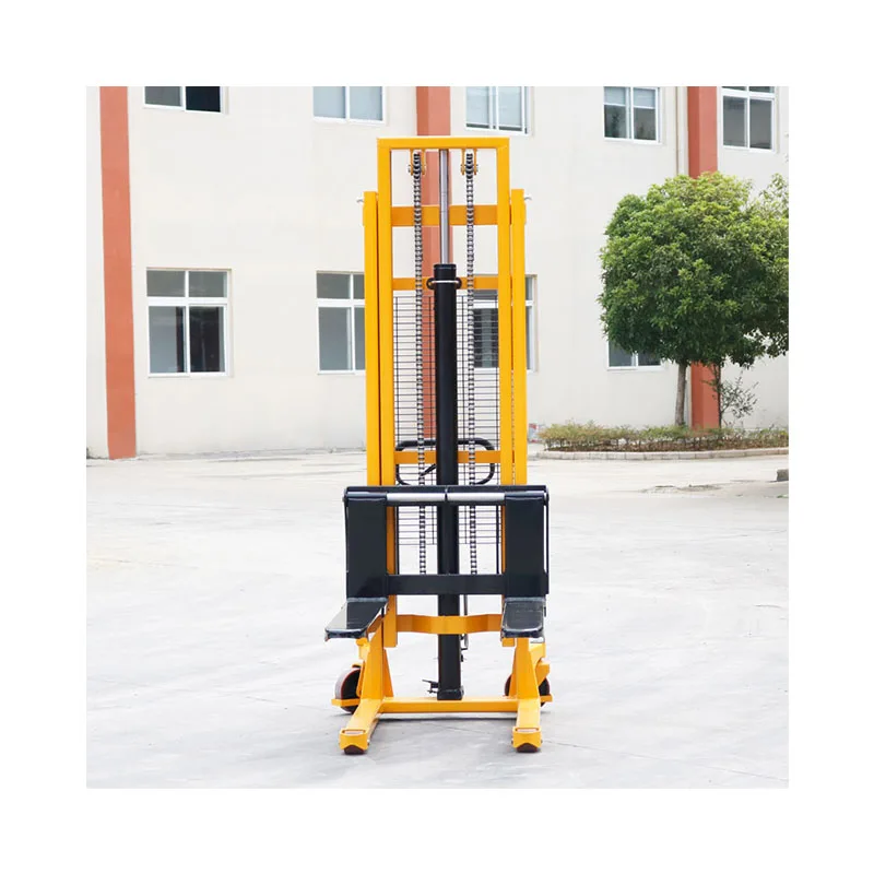 Haizhili 1T 3.5m Hydraulic Pump Hand Pallet Stacker Manual Forklift Stacker With CE Certification For Warehouse Pallet Truck