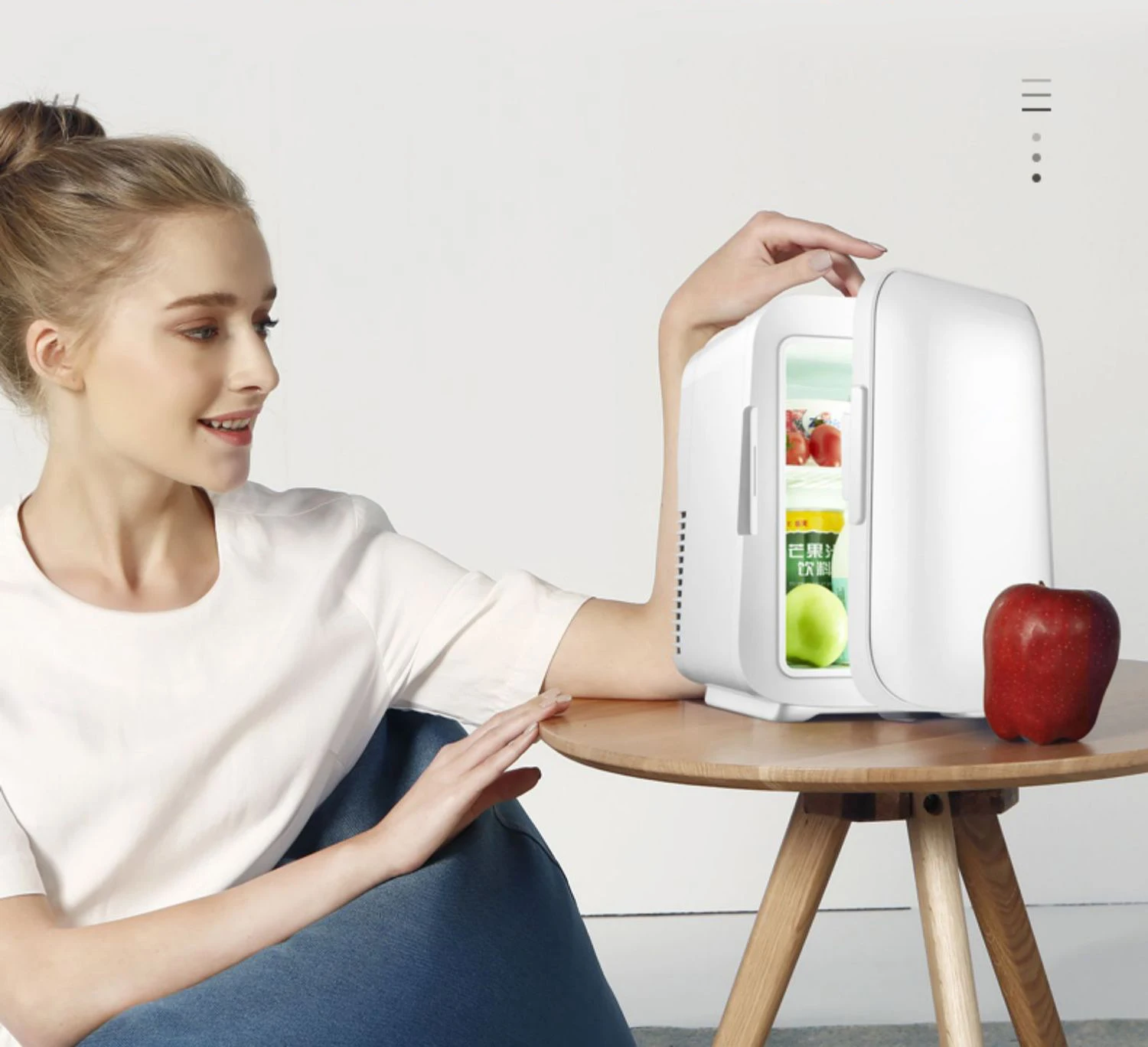 Zogifts новый стиль 4L заказное портативное Домашний набор кисточек для макияжа холодильник красоты