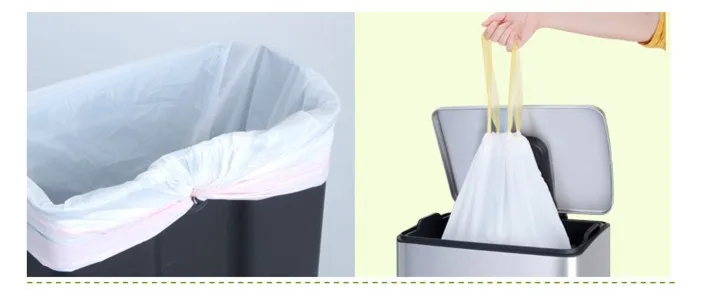 
Bagging machine for sales perforated and interleaved drawstring garbage bag making machine draw tape rolling bag making machine 