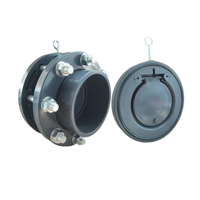 free sample factory cheap price 90mm to 315mm PVCU single disc flange wafer swing check valve