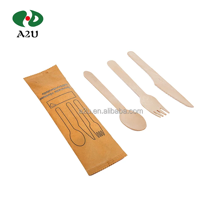 Wooden Cutlery Spoon Small Wooden Spoons Wood Cutlery Disposable Knife Fork Spoon