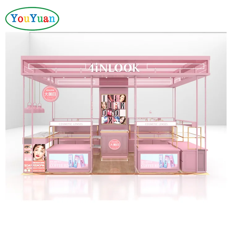 Hot sale round jewellery showcase display lighting glass showcase watch display counter shop display island