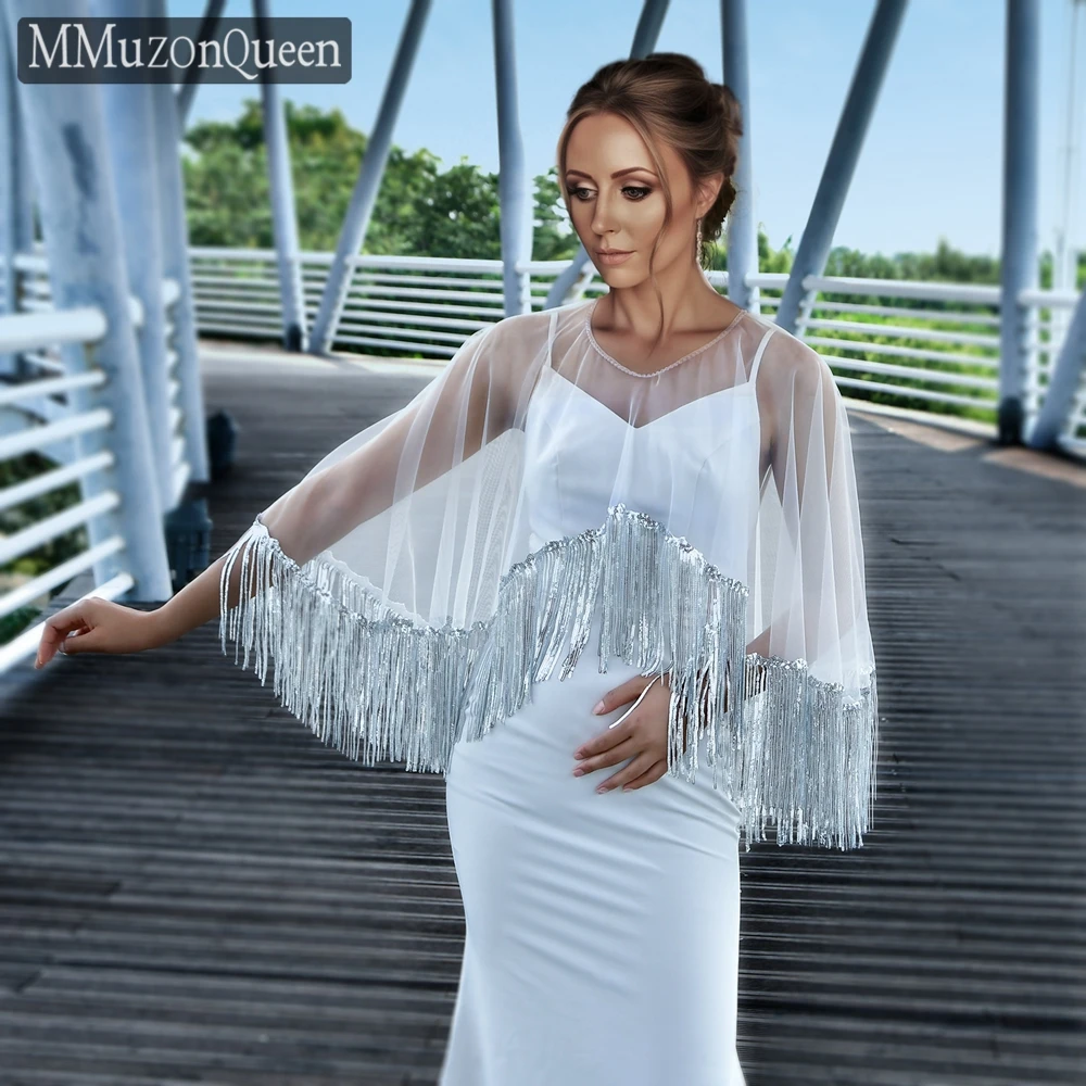 Женский Свадебный жакет с блестками