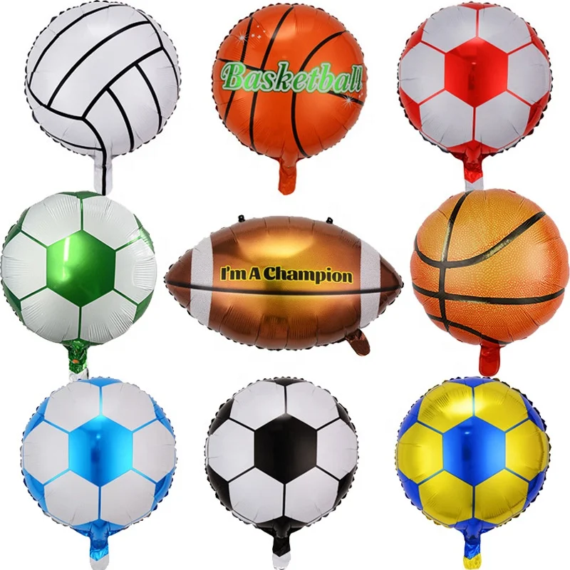 18 inch foil balloon  of ball game