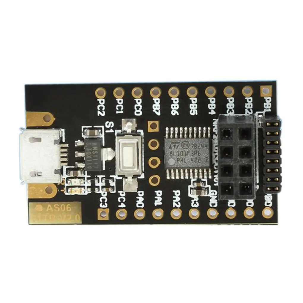 NRF24L01 + 2 4 ГГц беспроводной модуль приемопередатчика тестовая плата Micro USB STM8