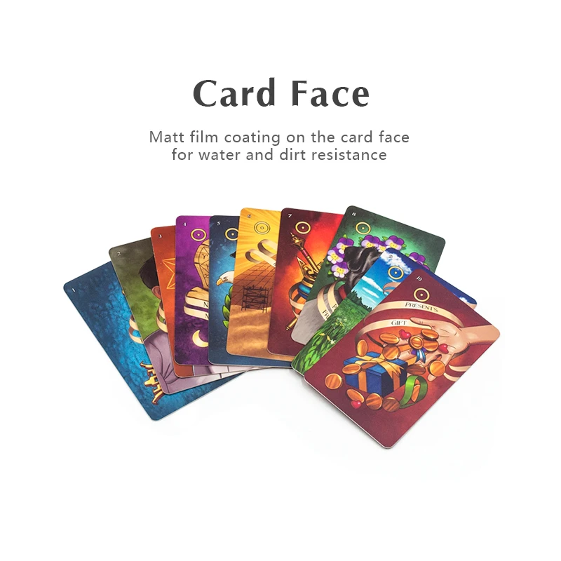 Customized Kids Cardboard Memory oracle Bone Card Print CMYK Kids Learning Picture Card with Box