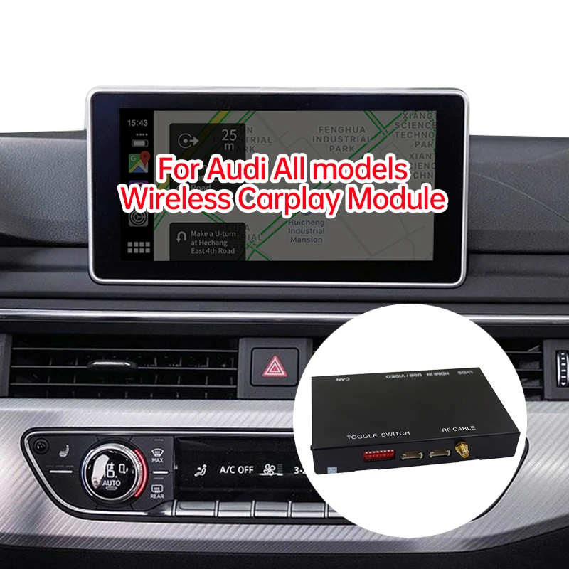 Android Auto Interface Wireless CarPlay for Audi Q5 A3 A4 A5 A6 A7 A8 Q2 Q3 Q5 Q7 A4L