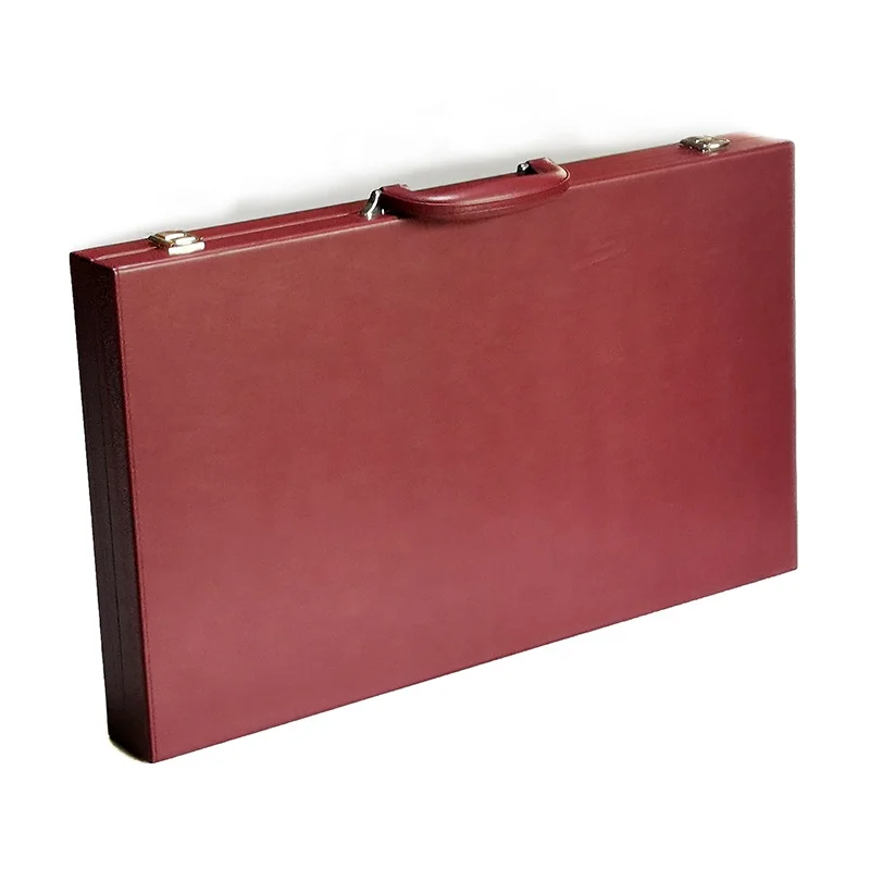 Board games  luxury backgammon set PU leather backgammon