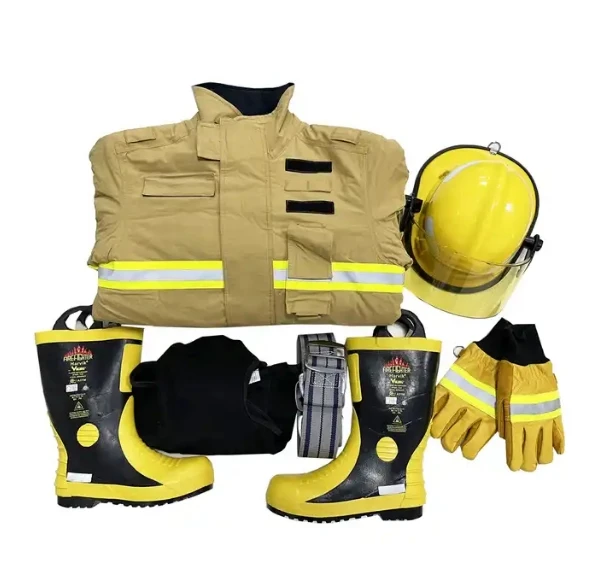 OEM Fireman Uniforms Nomex Firefighter Clothing Flame Resistance Property Fireman Suit