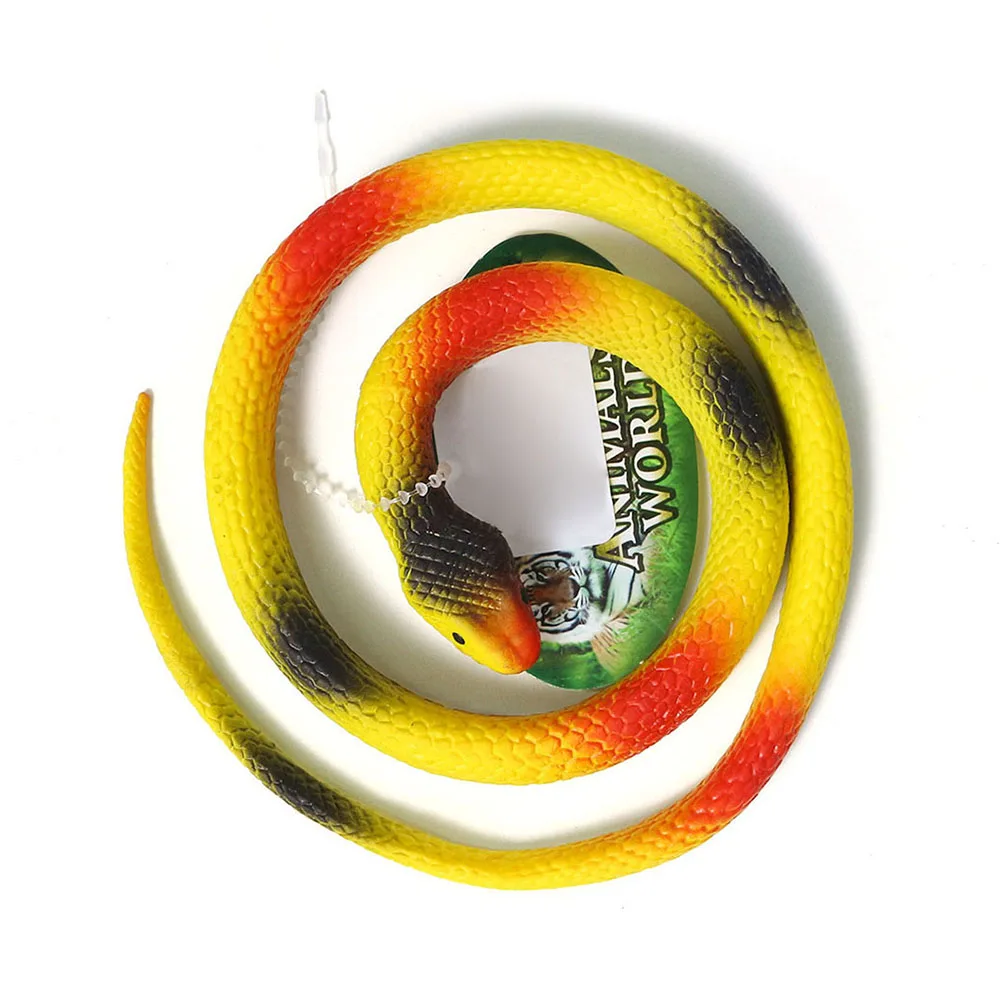 75 cm soft plastic reptile tpr snake toy