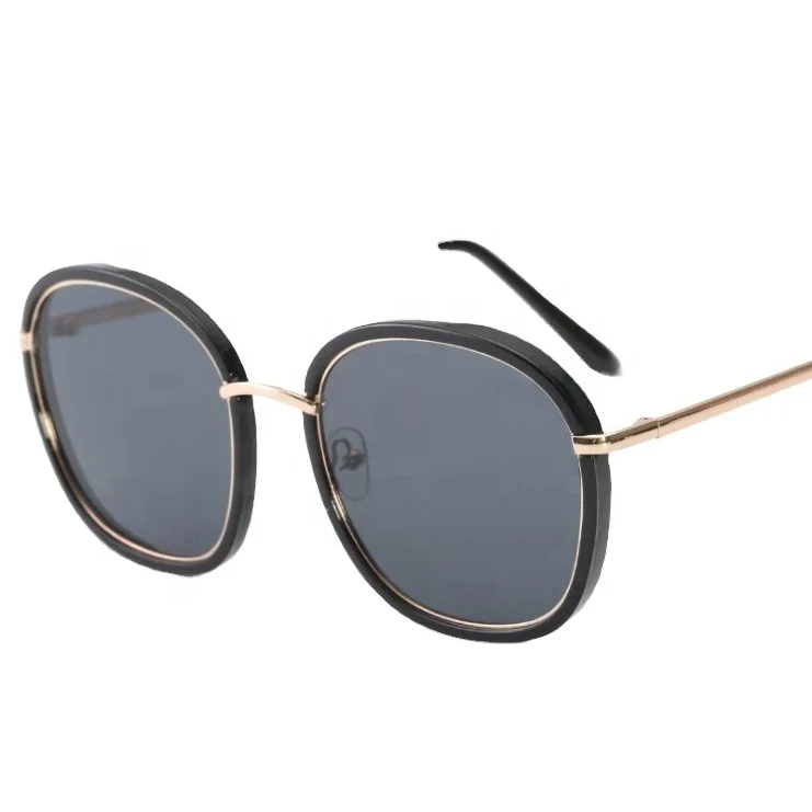 Round Shapes UV400 Fashion Sunglasses Metal Unisex Polarized Eyewear Italy Design With CE Certified Polarized Sunglasses