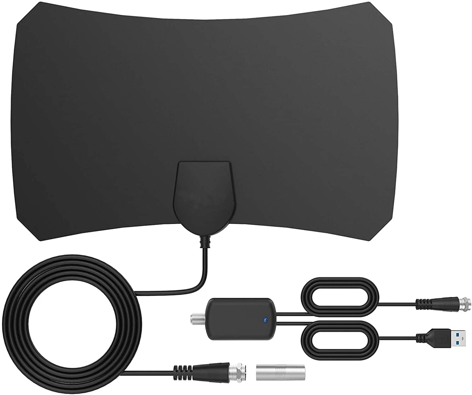 Wholesale tv antenna indoor hdtv digital antenna for set top box television channels signal aerial 1080P 50 Miles