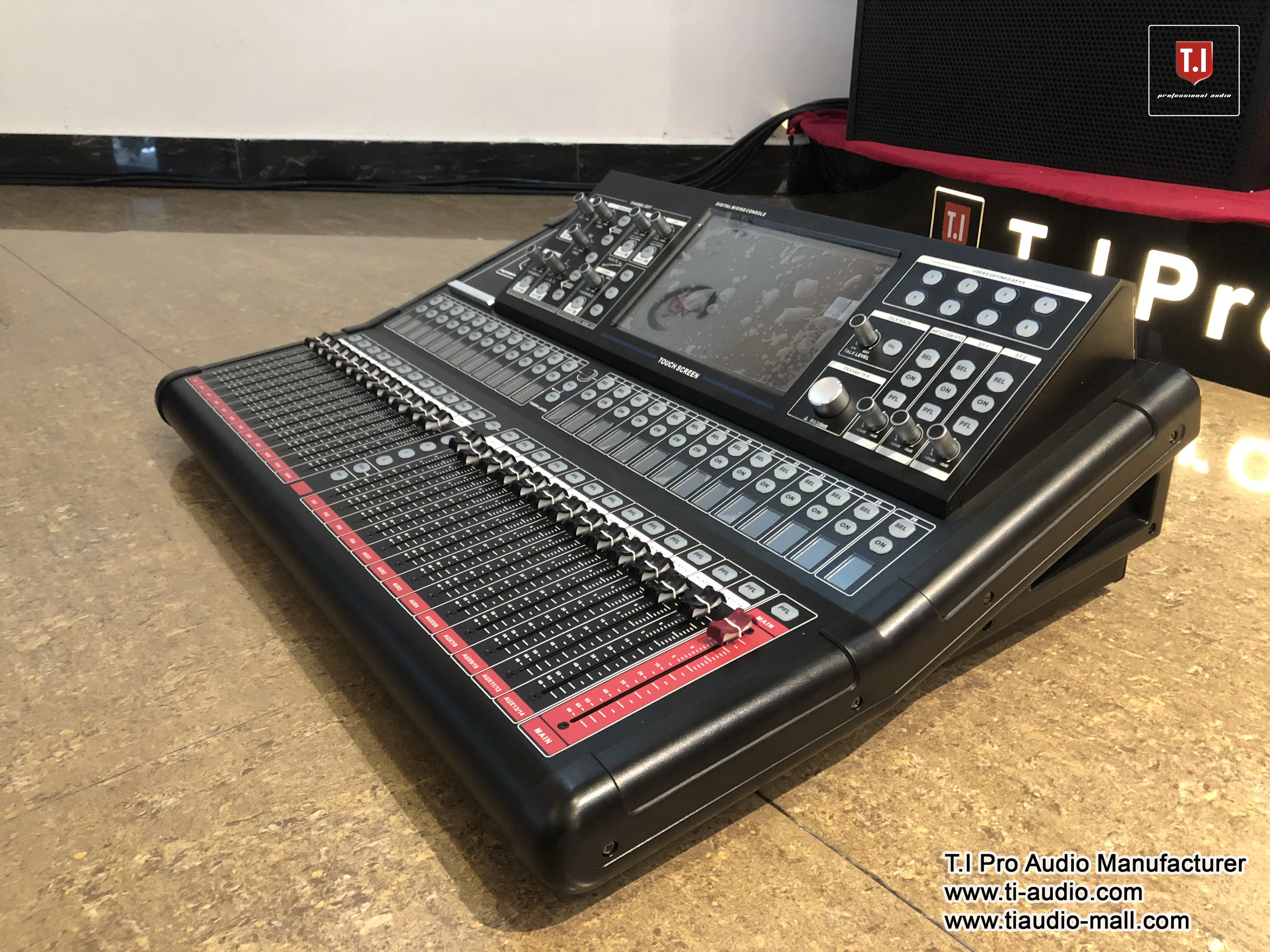 T-24 Plus 24 Channel Mixer Professional Audio Mixer Dj System Pro Audio Pro Sound Crusade Church 24 Channel Mixer Professional