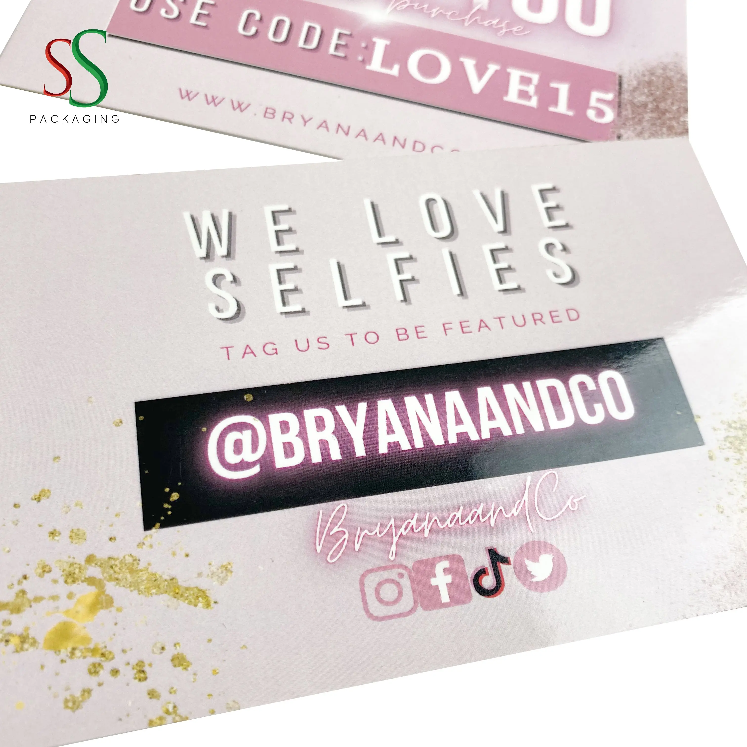 Hot Selling Good Quality Custom Thank You Card for Small Business