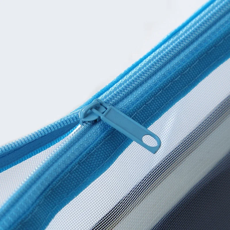 OEN promotional customized durable gift bag nylon small mesh zipper pouch