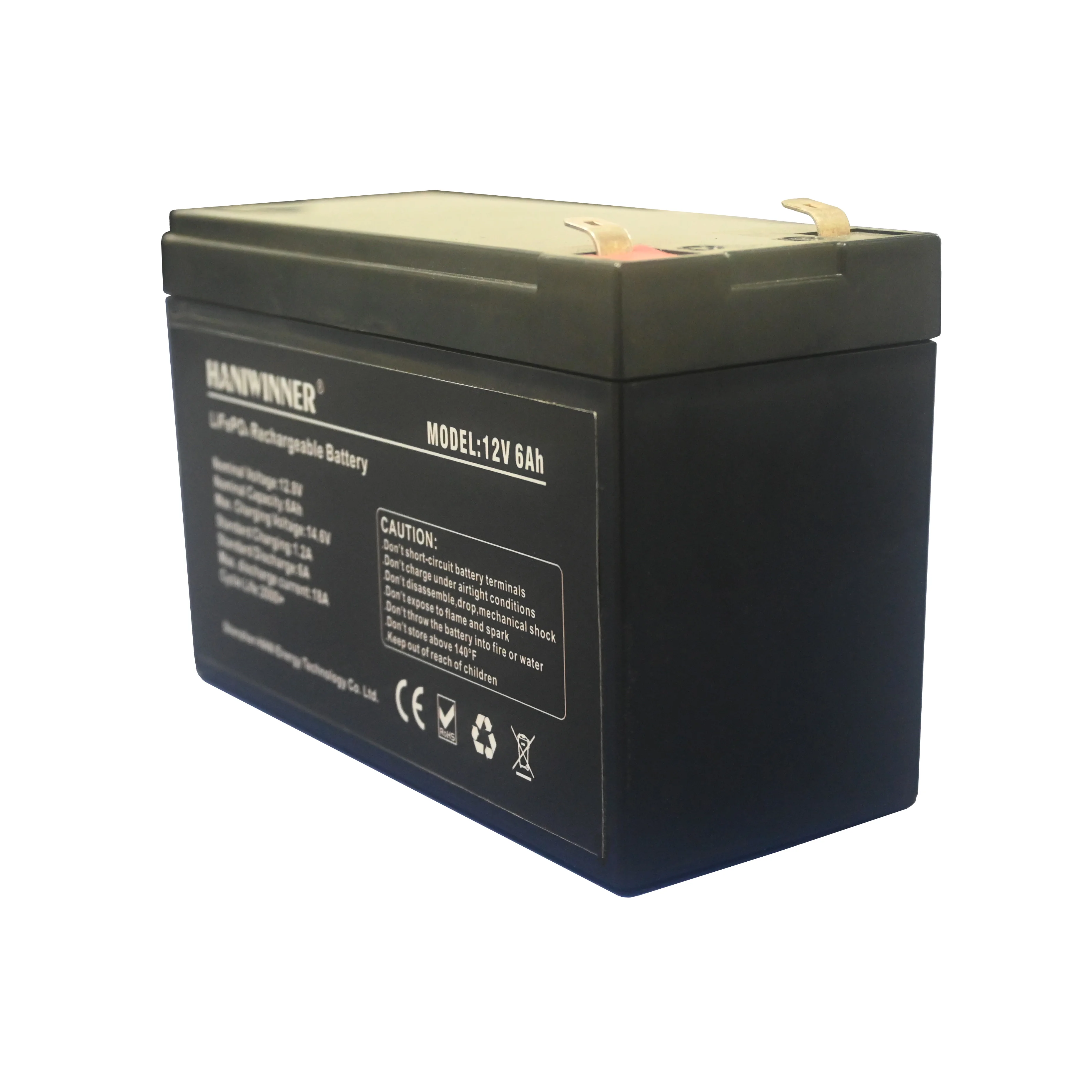 Small Size Rechargeable 12.8V 6Ah 12V 32700 Battery Cells Lithium Iron  Phosphate Batterie Lithium Ion Battery