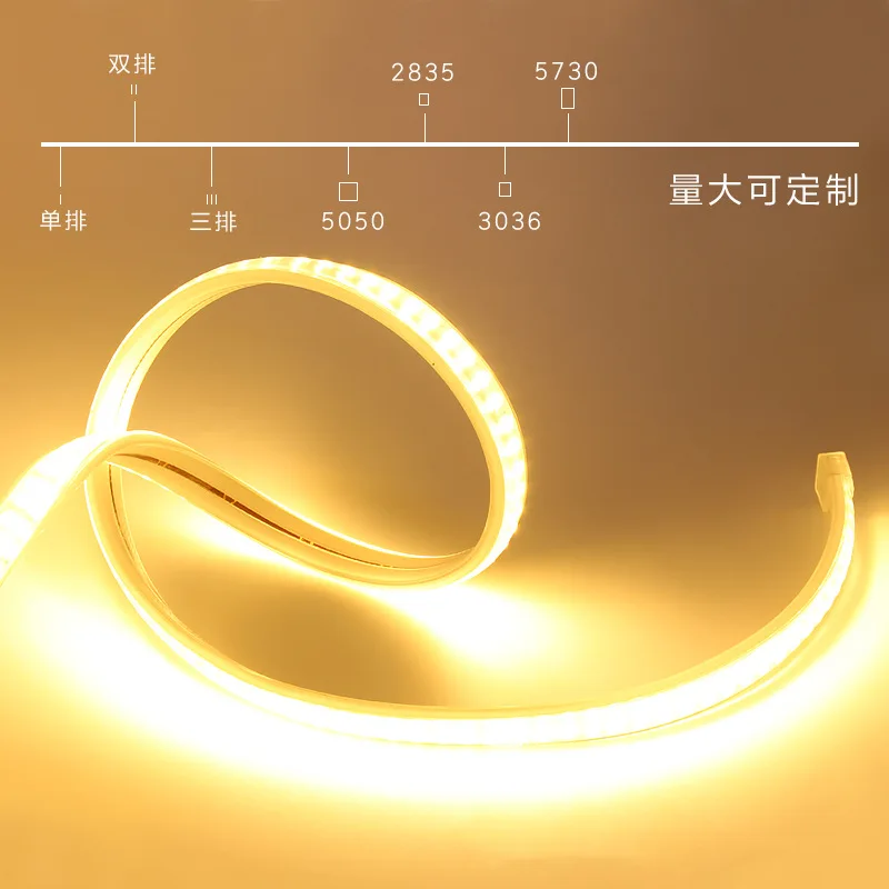 Wholesale Waterproof IP65 RGB Led Strip Light 320leds/m LED Night Light Strips for Indoor Outdoor Lamps