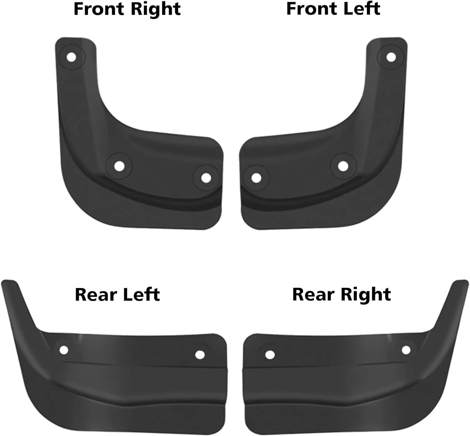 4Pcs for 2024 Tesla Model 3 Highland Mud Flaps Accessories Splash Guards Tire Mud Flap,Mudguard Tesla Model 3 Highland