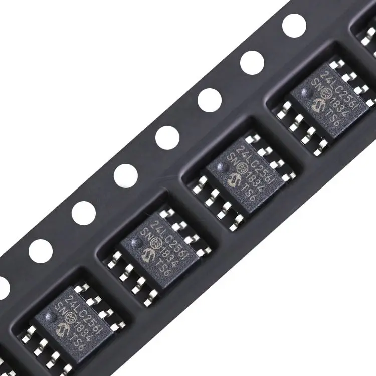 24Lc256 Eeprom Serial-I2c 256K-Bit 32K X 8 3.3V/5V 8-Pin  N Tube 24Lc256-I/Sn