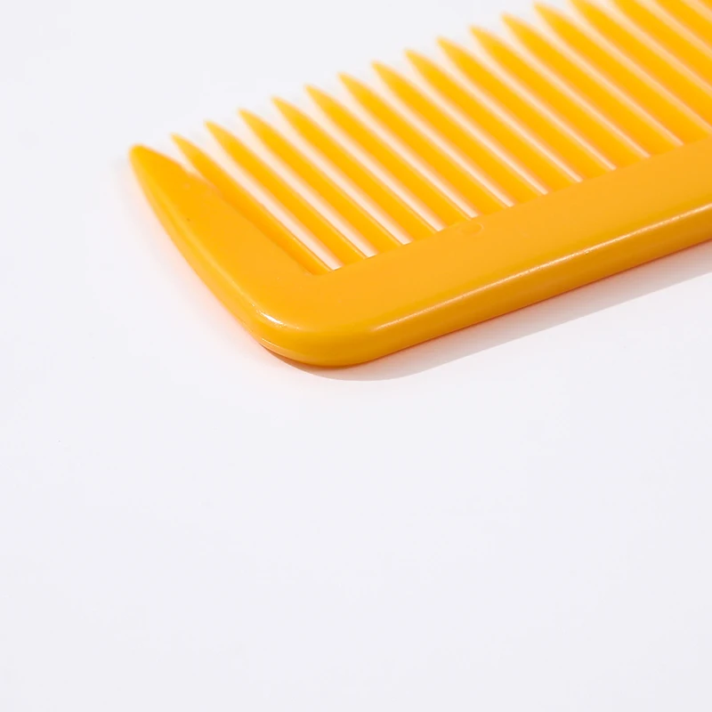 High Quality Plastic Comb Brush for Salon Designer Hair Comb Bamboo China Style Handle double tooth comb