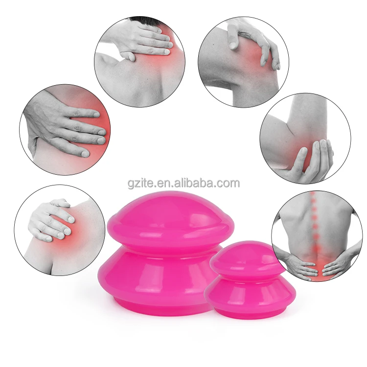 Wrinkles reducer massage suction cups artifact massage tools medical grade silicone dual cupping  body face massage  cupping set