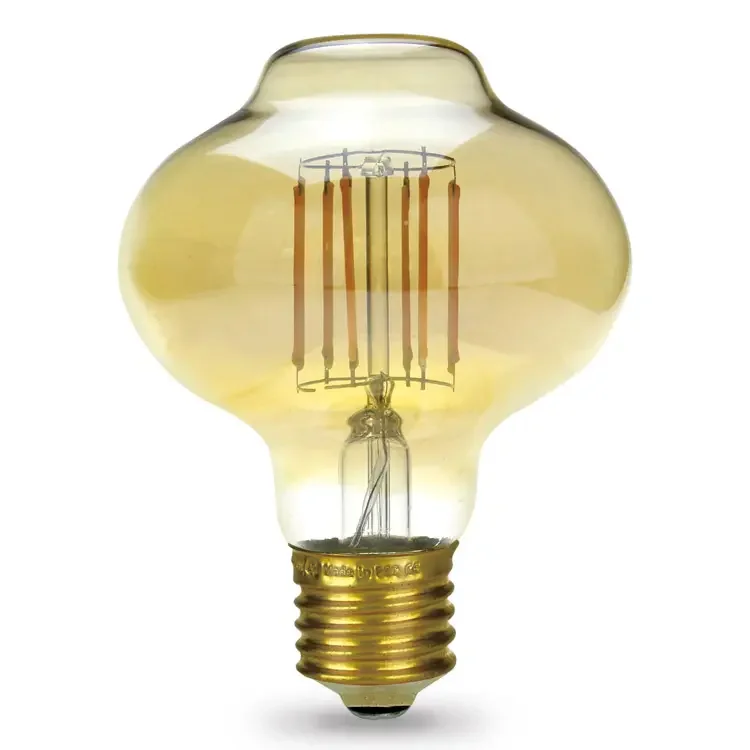 LED Filament Bulb 2W 4W 6W 8W E26 E27 B22 Clear Amber Vintage Decorative Diamond Shape Light Bulb , FMT-D110