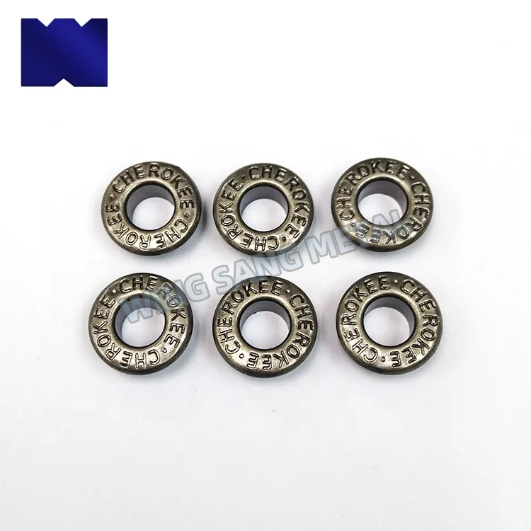 Wholesale 6/8/10/11/12 MM Metal Stainless Steel Eyelets Grommet Clothing Black Clip Ring Shoes Curtain Rivet Eyelet