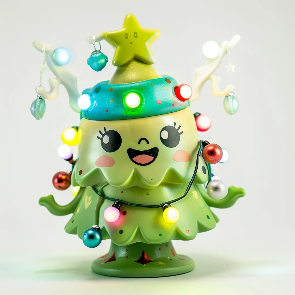 Custom Collectible Mini Trending 3D Printed Soft Christmas Tree Toys