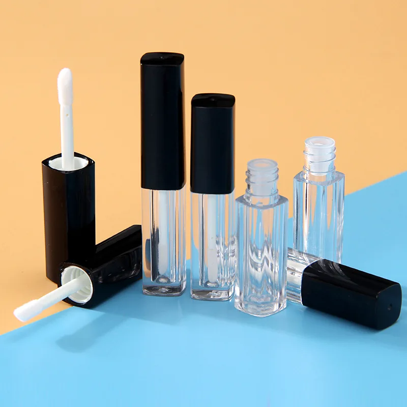 
Lip Gloss Tubes 5 ml Transparent Lip Gloss Containers Clear Refillable Lipstick Container 