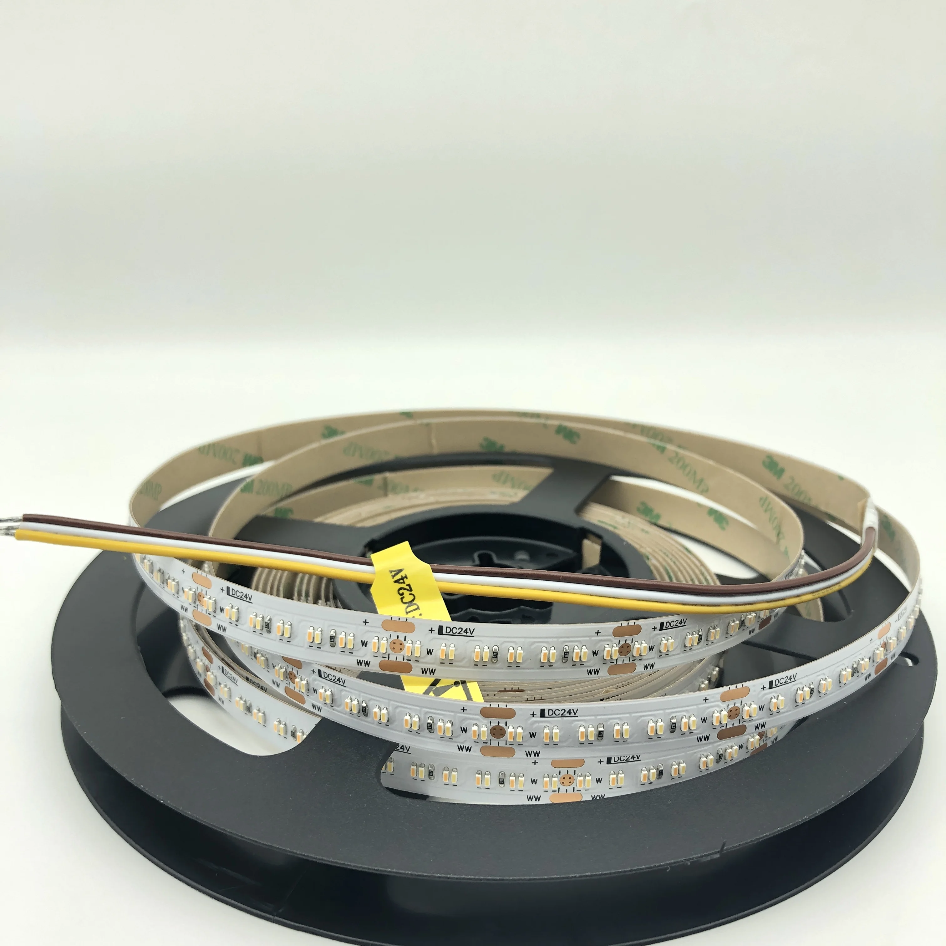 Thinker trendy design SMD1808 CCT warm white & cool white LED Strip light no light dot 364leds/m