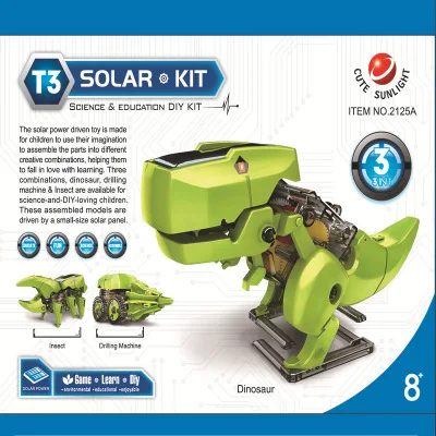 
Solar toy DIY model dinosaur robotics kit 