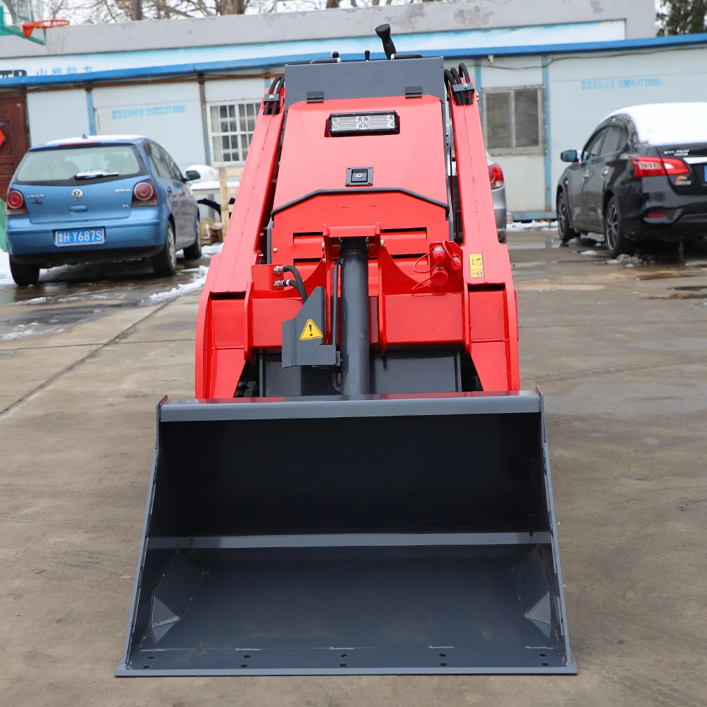 2024 Perkins 25hp Diesel Mini Crawler Loader Super Cheap Load 500-600kg Free Shipping Home Skid Steer Drive