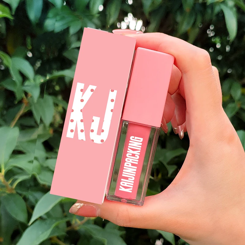 c-Private Label Custom square luxury lipgloss tube empty vegan lipstick Tube Cosmetic Lip Gloss lip oil Tubes Packaging