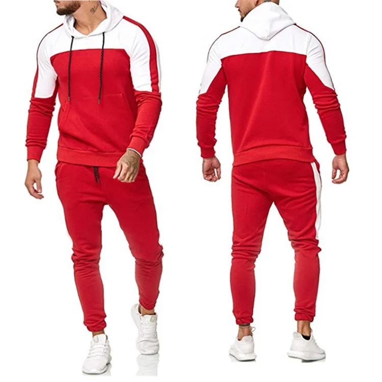 High Quality Windbreaker 2 Piece Winter Slim Fit Custom Logo Jogging Sweatpants And Hoodie Set Sportswear Men Tracksuit