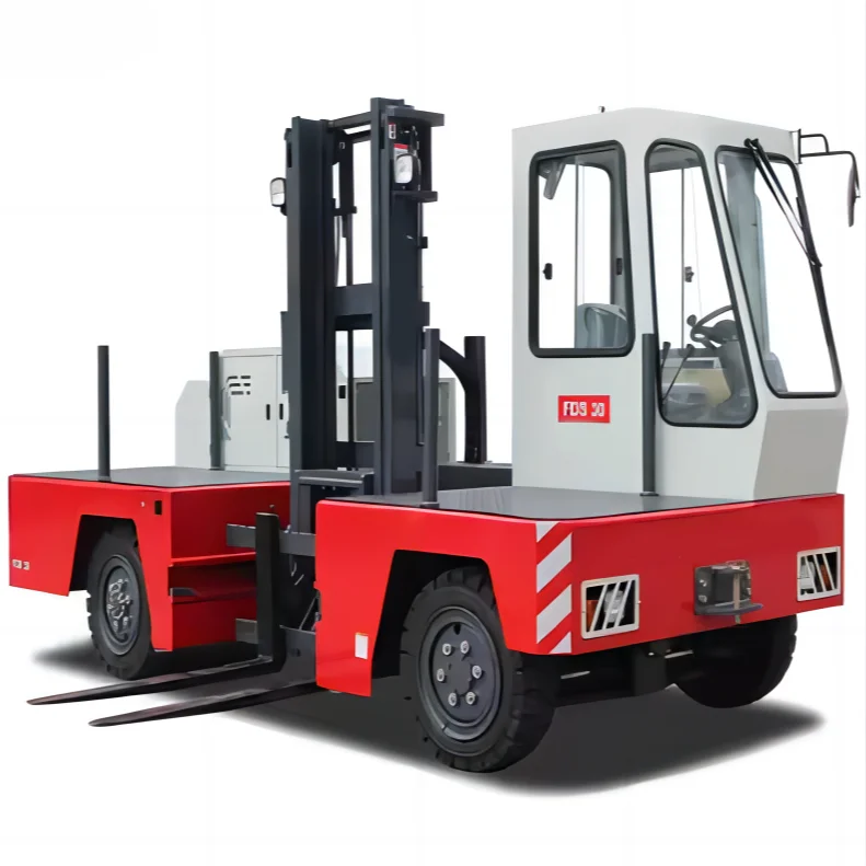 Vlift High Efficiency 6 8 10 12 Ton Side Boom Telescopic Loader 4X4 Terrain Forklift Loader with CE for Sale