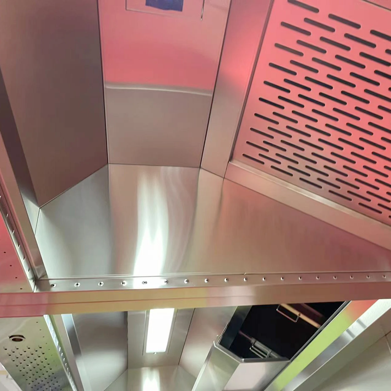 Commercial Stainless Steel Cooker Smoke Exhaust with light With fresh air system Island-Style extractor Range Hood