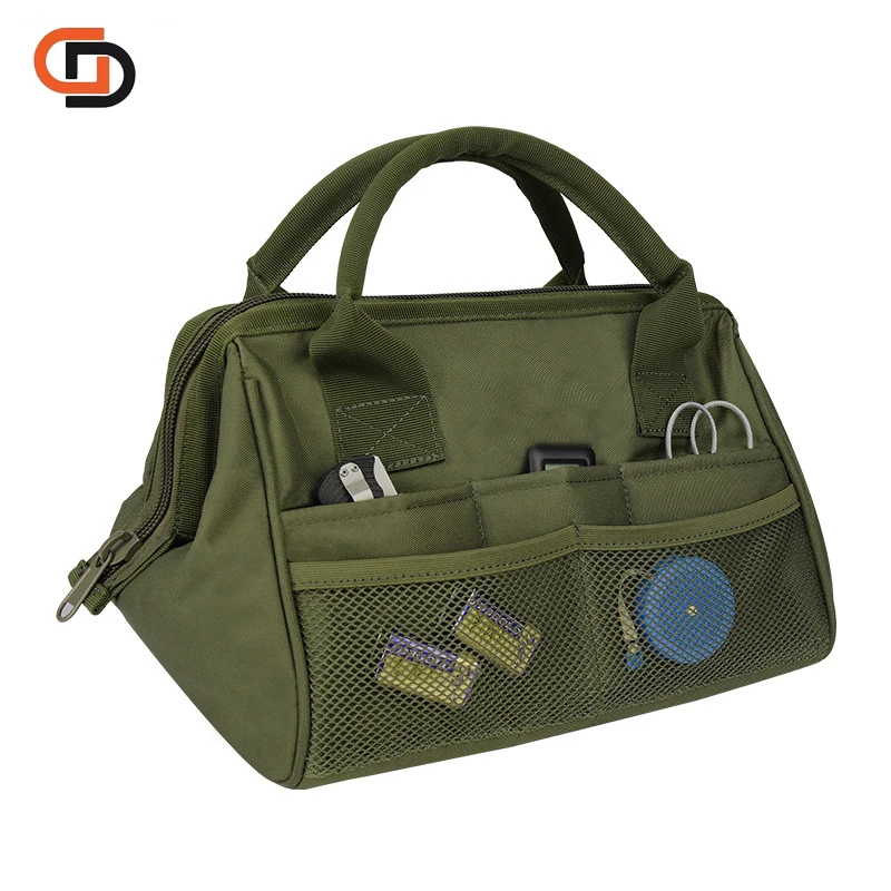 Большая сумка для инструментов с водонепроницаемым мягким дном с несколькими карманами, широкая сумка для инструментов, сверхмощная тактическая сумка