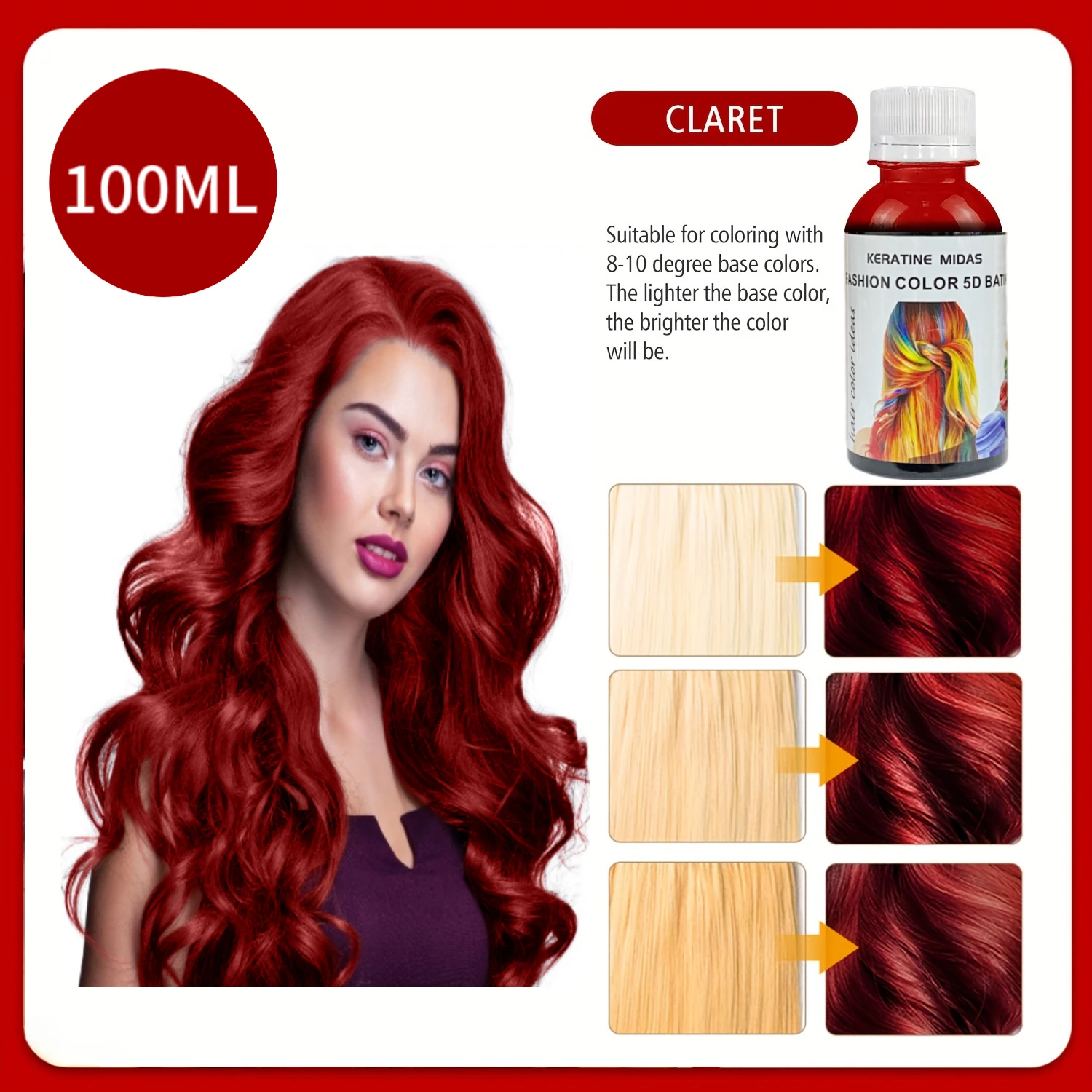 OEM wholesale no ammonia hair color dye no peroxide hair manicure use on