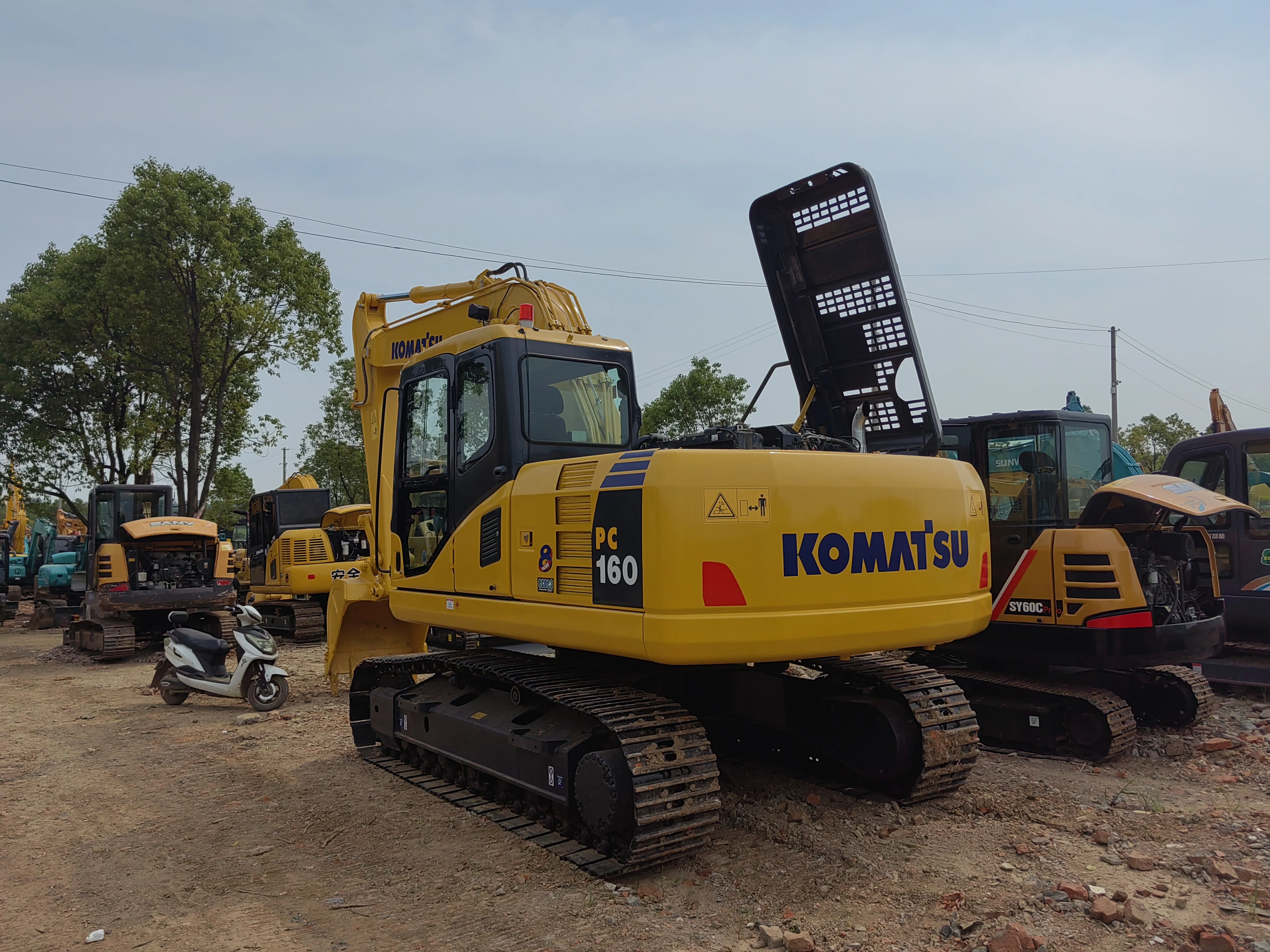 Japan Original Used Excavator Komatsu Pc160 middle Excavator Used 16 22 Ton Bagger Pc160 200 220  Excavadora Cheap Price