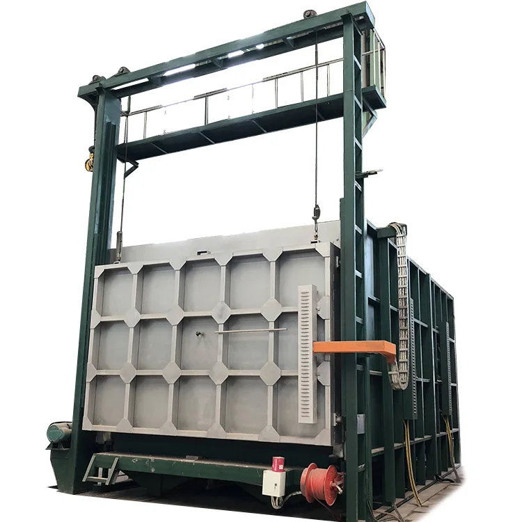 Large heat treatment furnace annealing quenching industrial furnace bogie hearth furnace